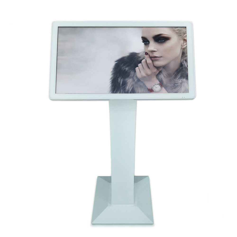 27 inch floor stand capacitive touch screen kiosk
