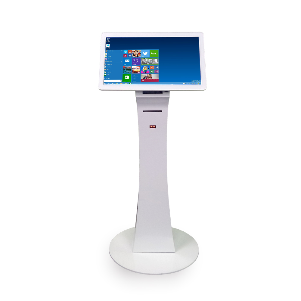 21.5 inch windows i3 i5 i7 touch screen kiosk with scanner and printer