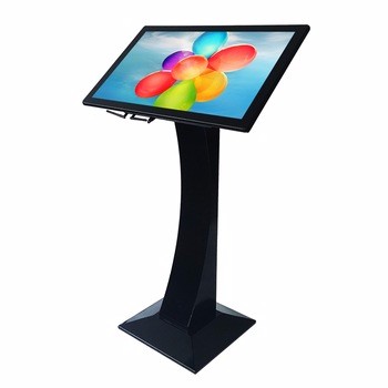 27 inch black capacitive touch screen kiosk