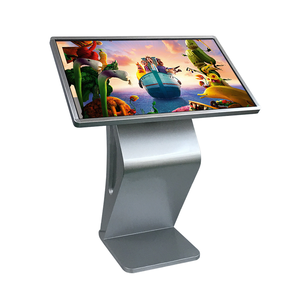 32 43 55 65 inch silver infrared touch screen kiosk