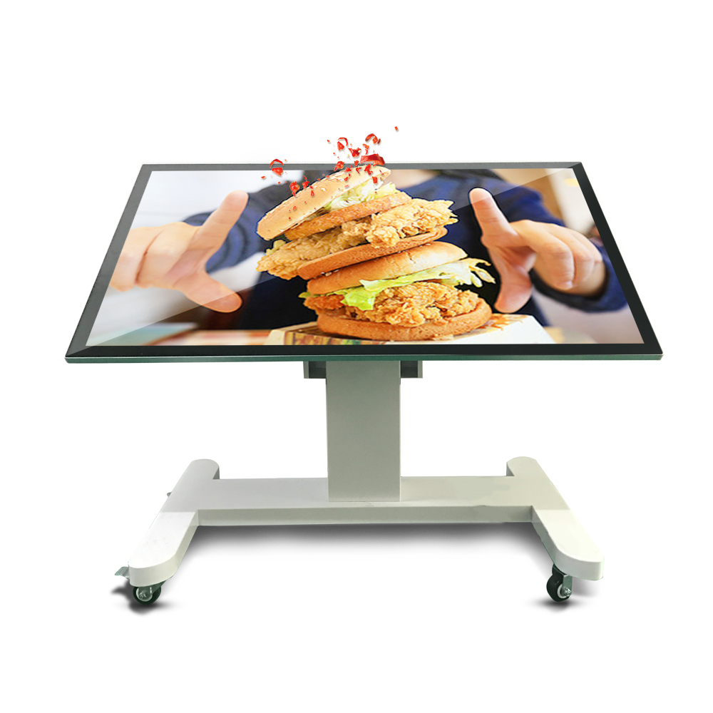 49 inch infrared adjustable touch screen kiosk