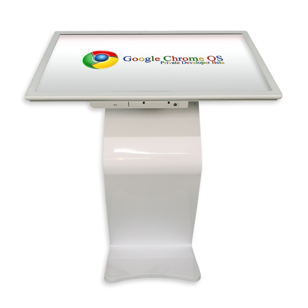 43 inch windows touch screen kiosk with capacitive touch