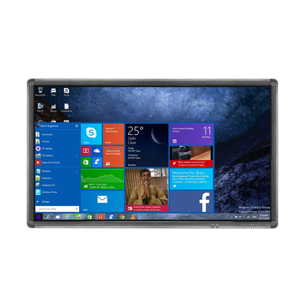 43 inch 4k windows wall mount touch screen monitor